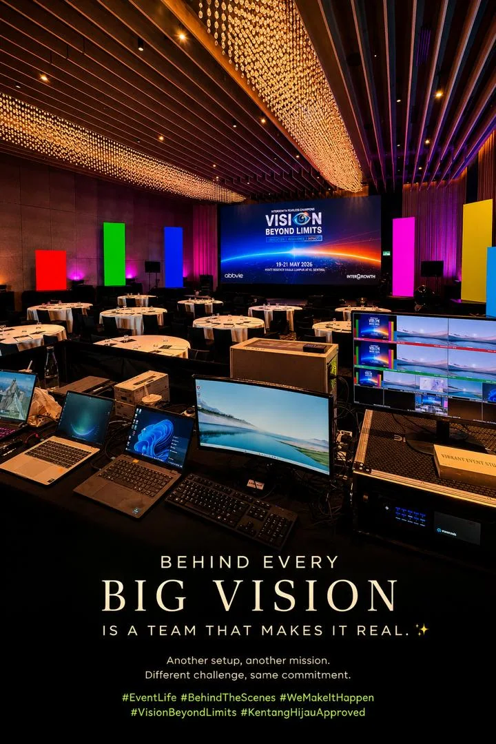 Corporate event atmosphere
